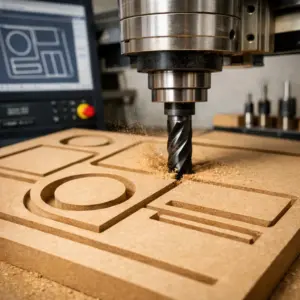 2D‑фрезерування МДФ на ЧПУ — точне різання контурів